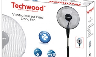 Promo Boulanger : ventilateur Techwood pas cher