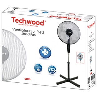 Promo Boulanger : ventilateur Techwood pas cher