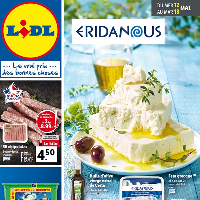 Catalogue Lidl Eridanous (saveurs de la Grèce) du 12 au 18 mai 2021