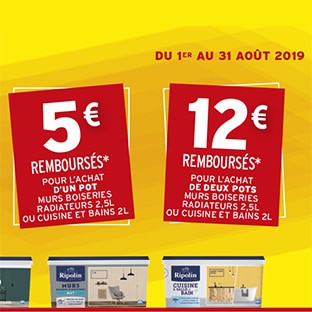 Offre de remboursement Ripolin & Leroy Merlin