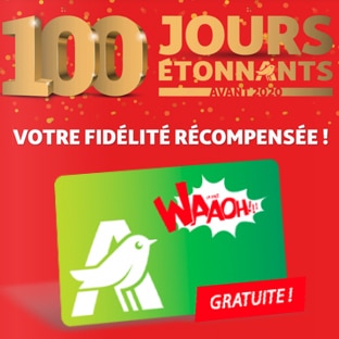 Bon plan fidélité Auchan : 10€ offerts par tranche de 50€ d’achat