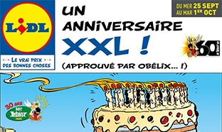 Catalogue Lidl « Anniversaire XXL » du 25 sept au 1er oct 2019