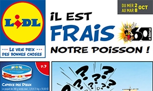 Catalogue Lidl « Il est frais notre poisson – Astérix » du 2 au 8 oct 2019