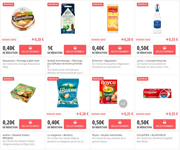 Coupon Network Bons de réduction à imprimer