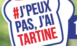 Jeu "J'peux pas j'ai tartine" Elle & Vire