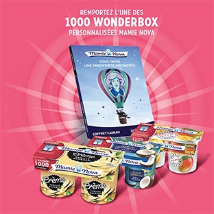 Jeu Mamie Nova : Séjours et Wonderbox à gagner