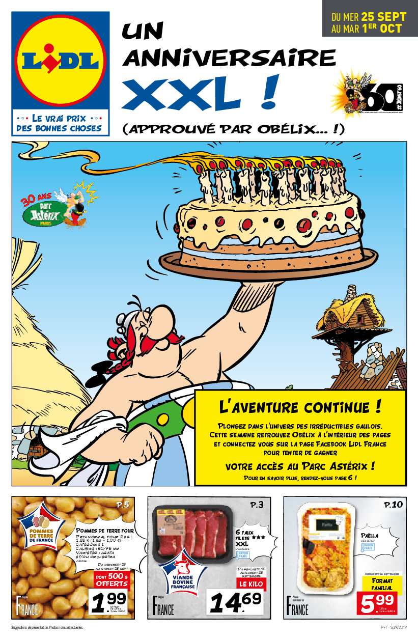 Catalogue Lidl Anniversaire Xxl Du 25 Sept Au 1er Oct 19