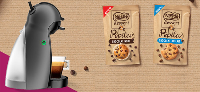 Tentez de gagner une machine à café, un bon de réduction ou des produits Nestlé