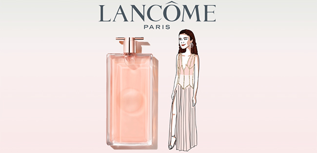 Tentez de tester gratuitement le parfum Idôle de Lancôme avec lucette.com