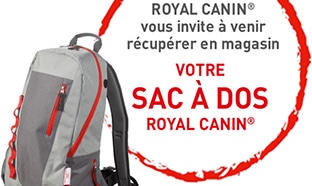 Bon plan Royal Canin : Sacs à dos offerts