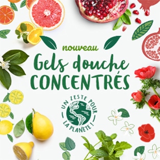 Test Le Petit Marseillais : Gels douches concentrés gratuits