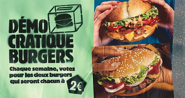 Promo Démocratique Burger King