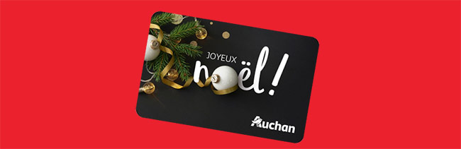 cartes cadeaux à remporter avec vos courses Auchan