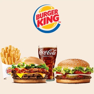 Code Promo Burger King : 1 menu acheté = 1€ le burger en +