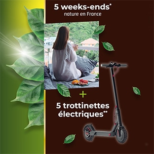 Jeu Cafes-Legal.fr : 5 week-ends et 5 trottinettes à gagner