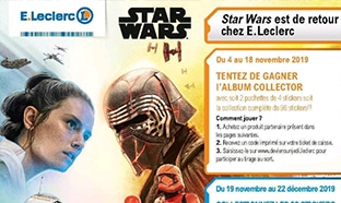 www.deviensunjedi.leclerc : Jeu avec des albums Star Wars à gagner