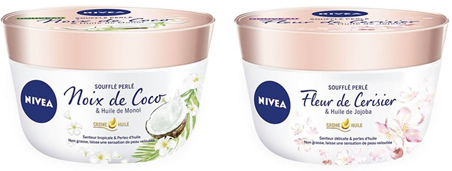 essayez un baume Soufflé Perlé Nivea