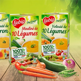 Test TRND : 250 packs gratuits de soupes Liebig PurSoup’