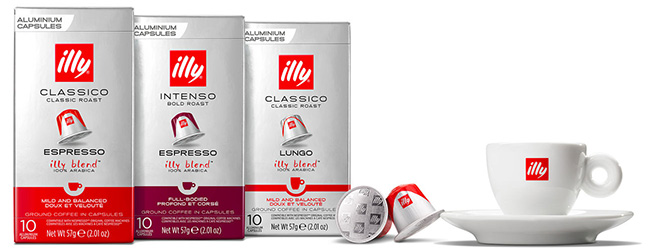 capsules illy compatibles Nespresso