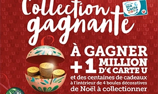 www.Magasins-U.com Collection gagnante Boule Noël : Jeu à code