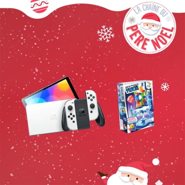 Jeu La Chaîne du Père Noël : Nintendo Switch et 20 autres lots