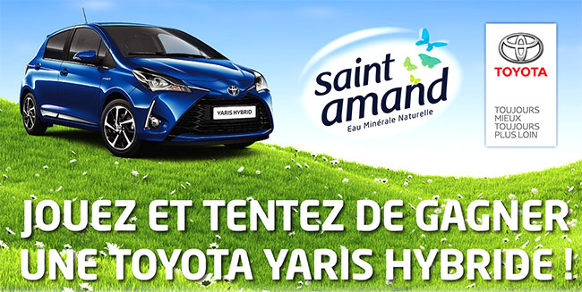 Tentez de remporter une voiture Toyota Yaris Hybride