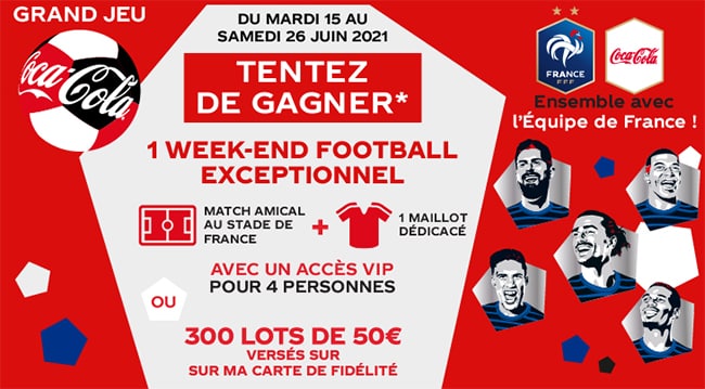 Cadeaux à gagner au jeu CocaCola des Magasins U