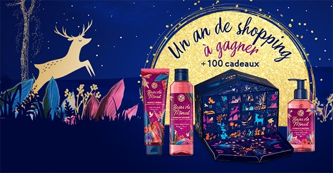 Les cadeaux Yves Rocher à gagner pour Noël