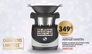 Digicook Arthur Martin : Robot connecté Intermarché à 349€