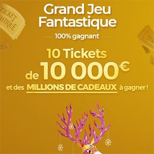 Grand Jeu Fantastique La Poste : 10 tickets de 10’000€ … à gagner