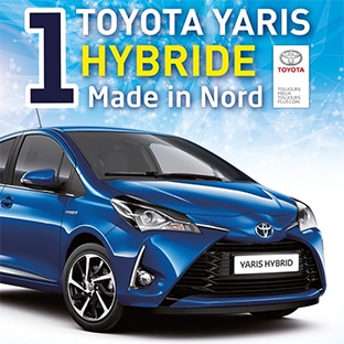 Jeu Saint-Amand.com : Voiture Toyota Yaris Hybride à gagner