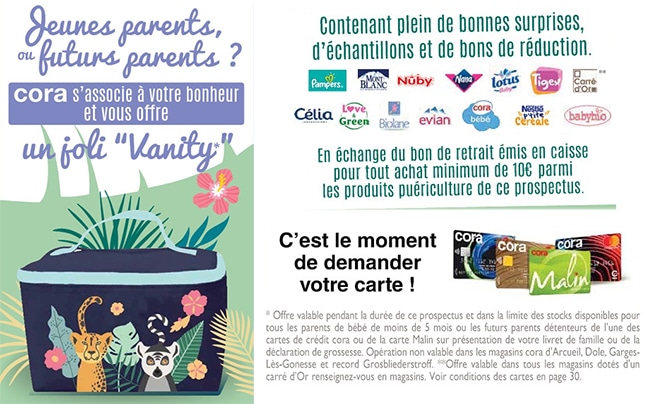 Vanity Bebe Offert Chez Cora Echantillons Reductions