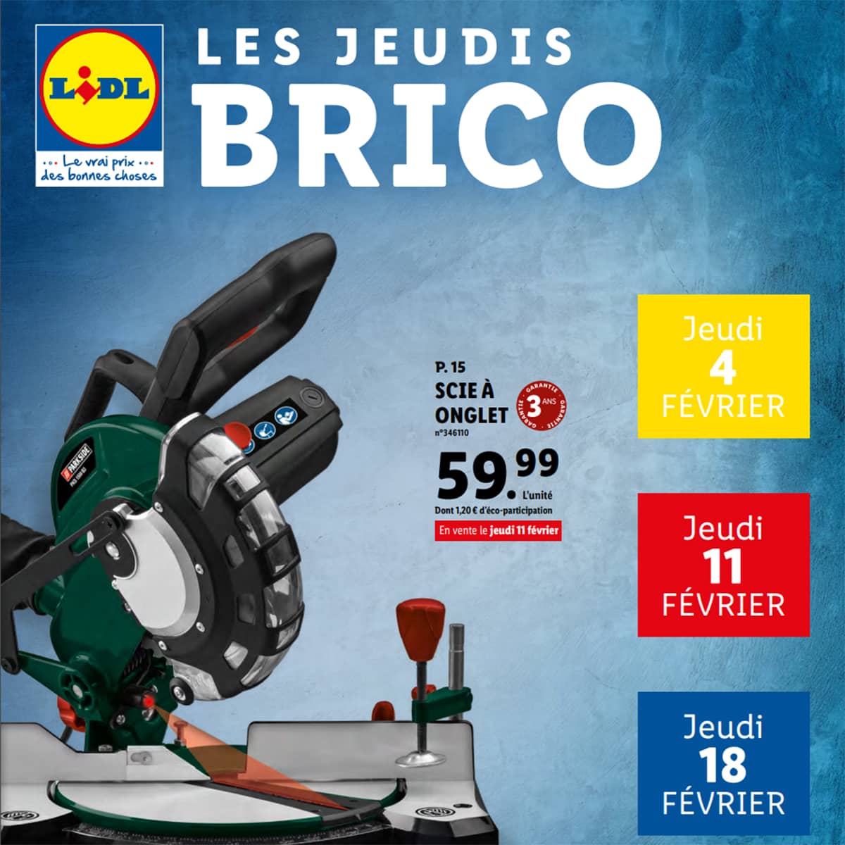Catalogue bricolage Lidl 2021 Jeudis Brico = Outillage à petit prix
