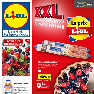 Catalogue Lidl Xxl Du 13 Au 19 Mai 2020