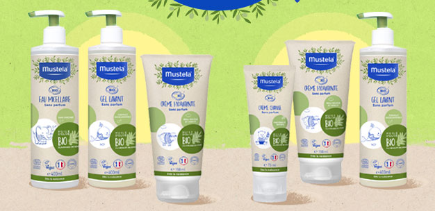 Testez gratuitement les soins certifiés BIO Mustela