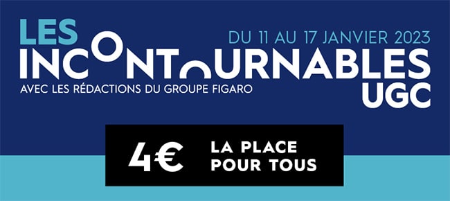 Place de cinéma à 4€ à l’occasion des Incontournables UGC