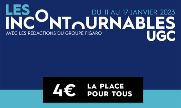 Les Films Incontournables d’UGC : 4€ la place de ciné