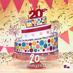 Jeu anniversaire houra.fr : 90'000€ de cadeaux à gagner