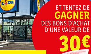 Jeu Satisfaction Client Lidl : bons d'achat à gagner