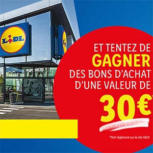 Jeu Satisfaction Client Lidl : bons d'achat à gagner