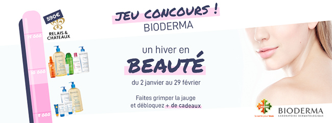 Tentez de remporter un séjour ou des soins Bioderma avec Lafayette