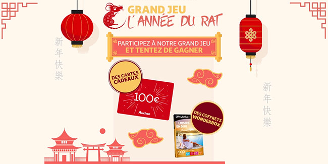 Tentez de gagner une Wonderbox ou une carte cadeaux Auchan