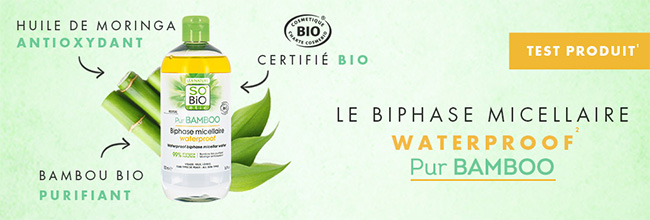 Testez gratuitement le biphase micellaire de SO'BiO étic