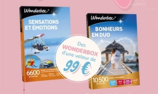 Jeu St Valentin Auchan : Wonderbox à gagner