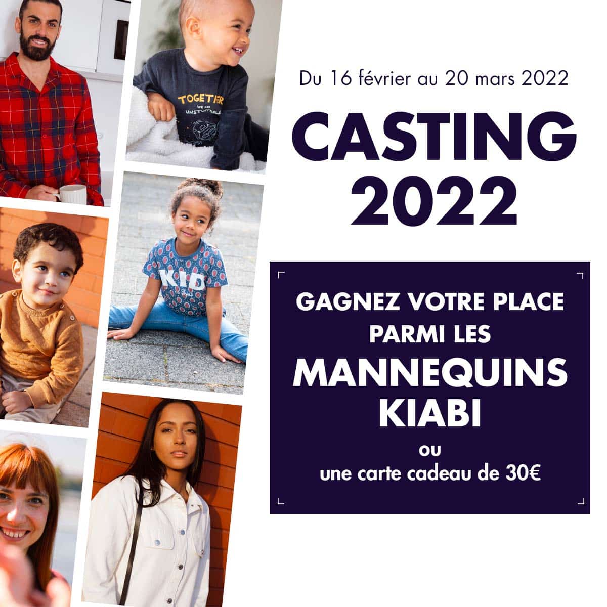 Casting Kiabi 22 Shooting Photo Et Cartes Cadeaux A Gagner