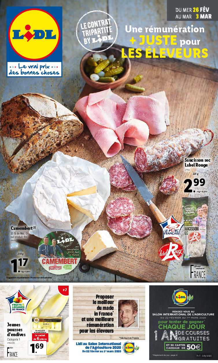 Catalogue Lidl Du Mercredi 26 Fevrier Au Mardi 3 Mars 2020