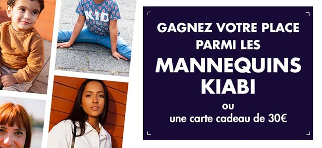 Tentez de remporter un cadeau au casting Kiabi 2023