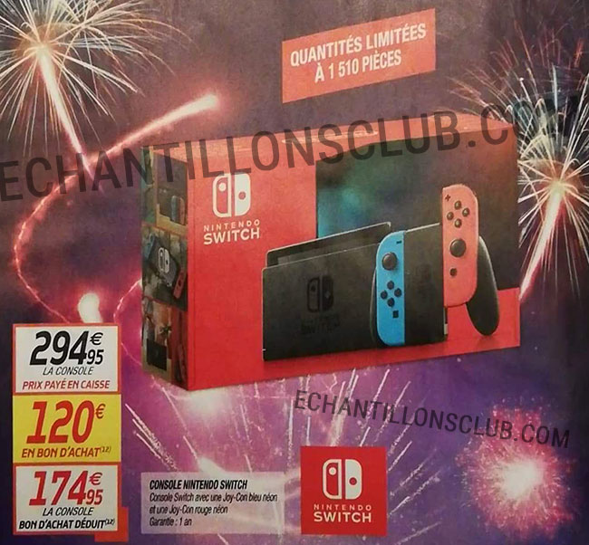 Offre de remboursement Nintendo Switch Netto en bons d’achat