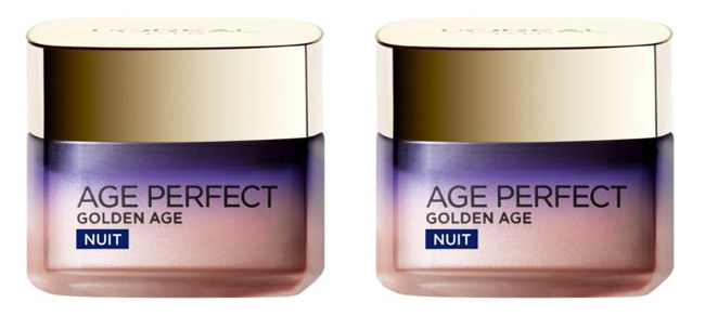 Testez gratuitement le osin de nuit froid Age Perfect Golden Age de L'Oréal Paris avec Femme Actuelle