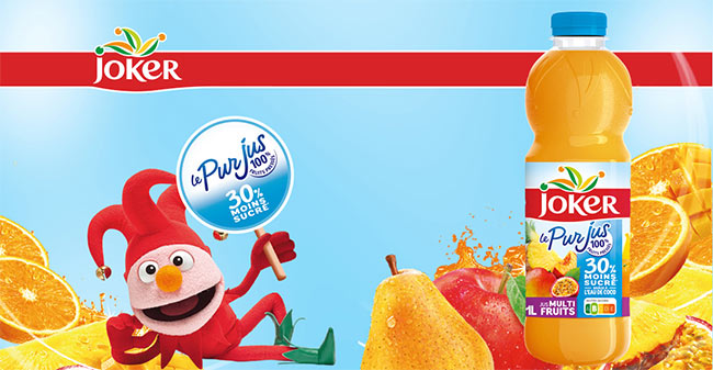 Testez gratuitement Purs Jus Jocker 30% moins sucrés avec The Insiders